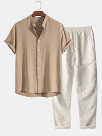 Harbour | Men's Relaxed Linen Pants with Drawstring Waist