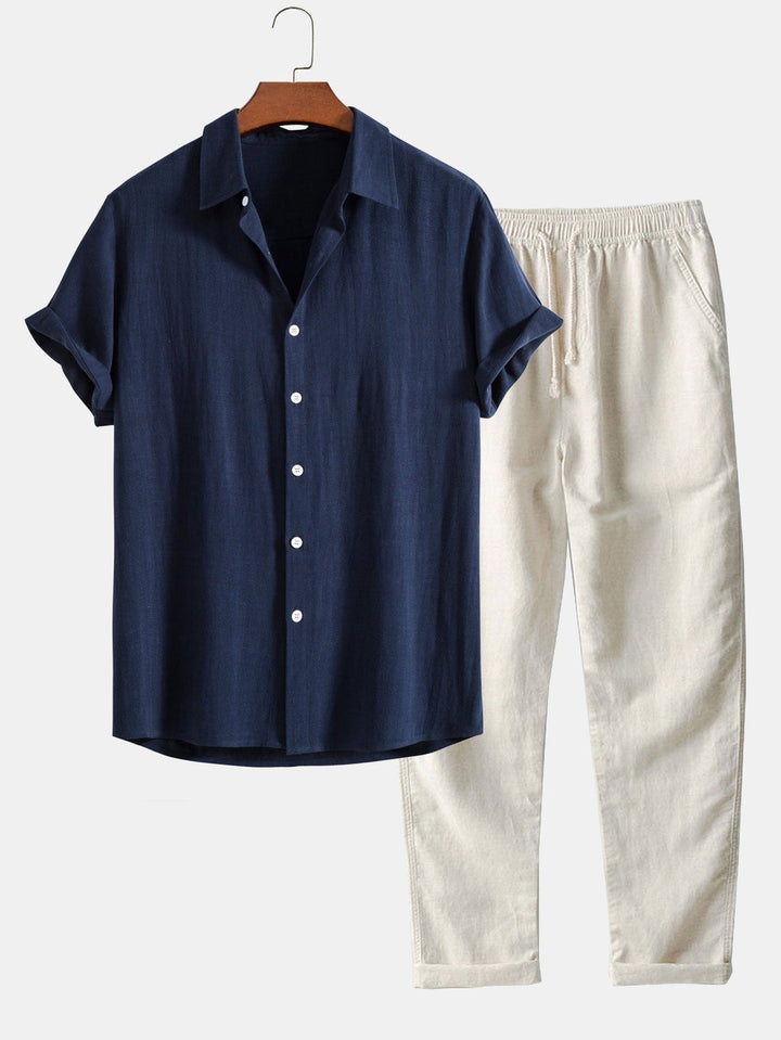 Harbour | Men's Relaxed Linen Pants with Drawstring Waist