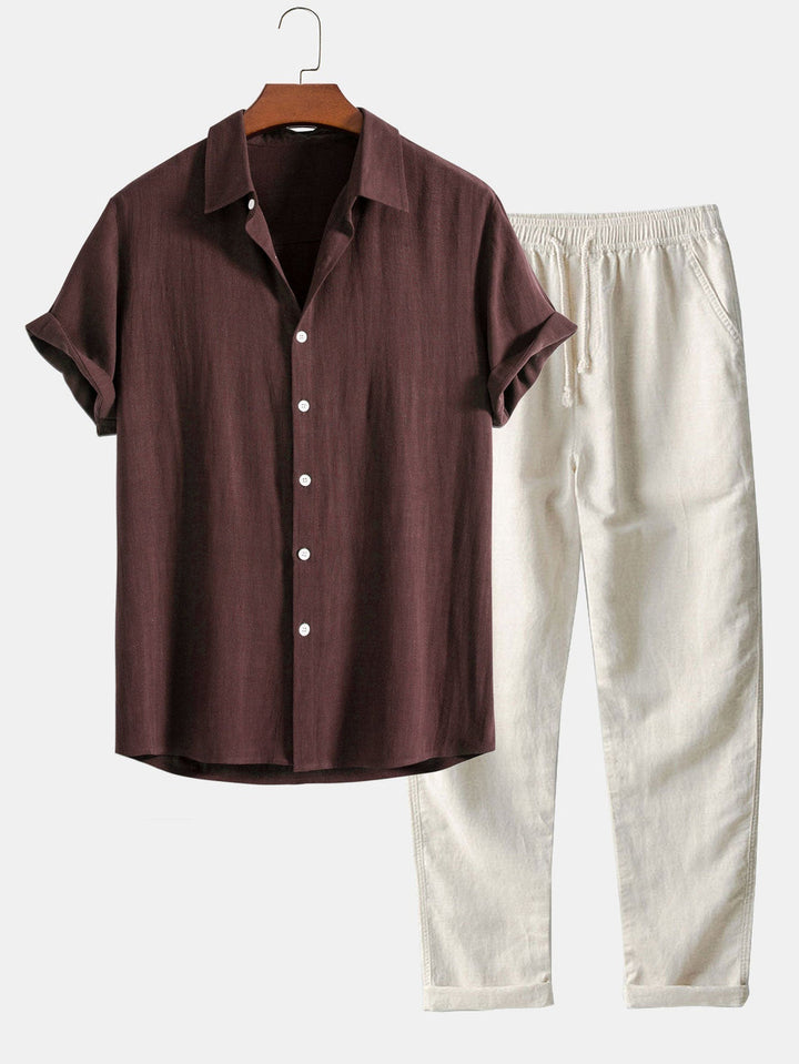 Harbour | Men's Relaxed Linen Pants with Drawstring Waist