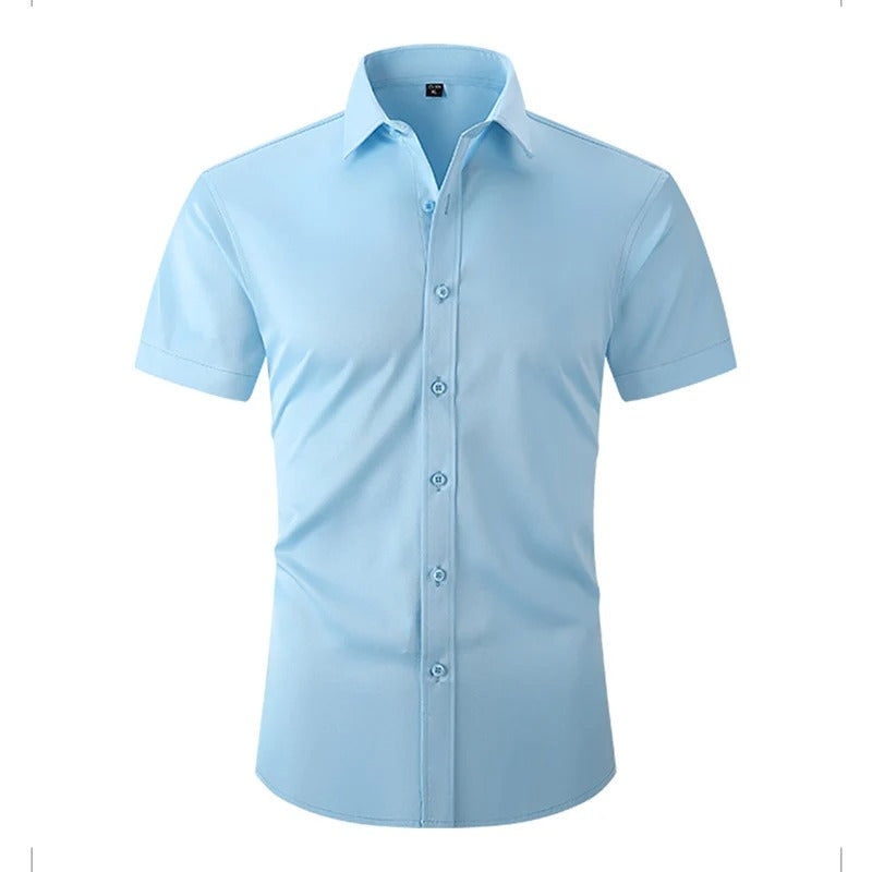 Riviera | Short Sleeve Slim Fit Mens Smart Casual Shirt