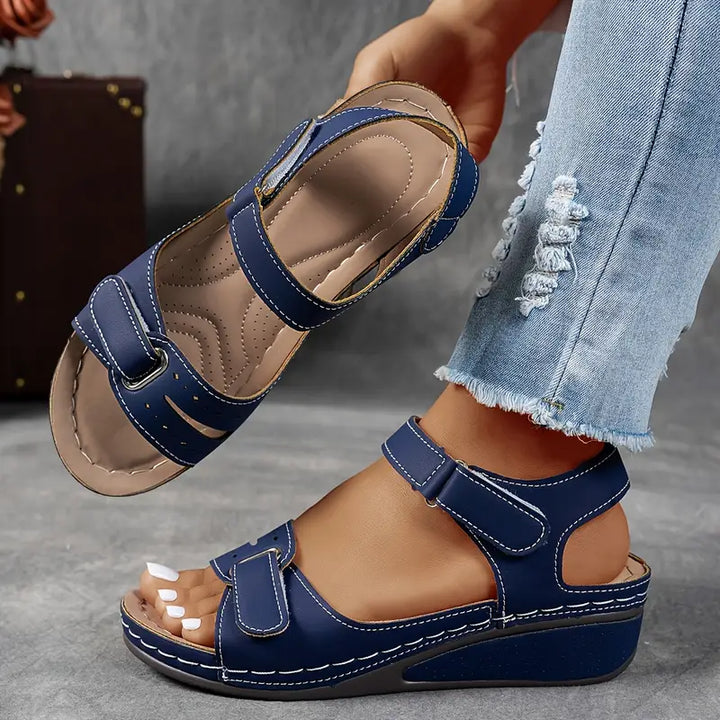 Comfort | Double-Strap Velcro Orthopedic Wedges