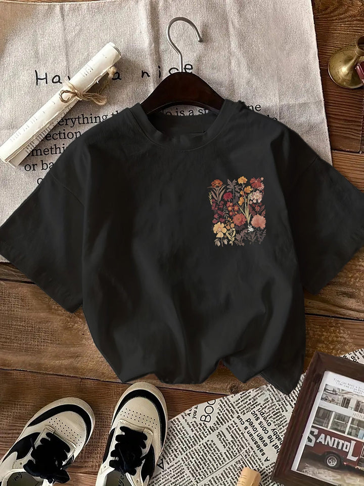 Wildbloom | Botanical Floral Graphic T-Shirt