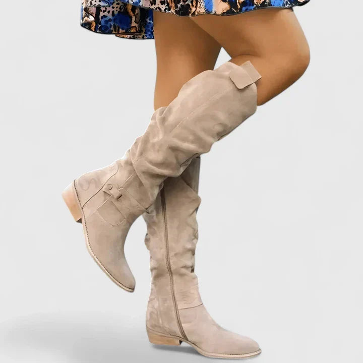Sable | Women's Knee High Boots Western Slouch