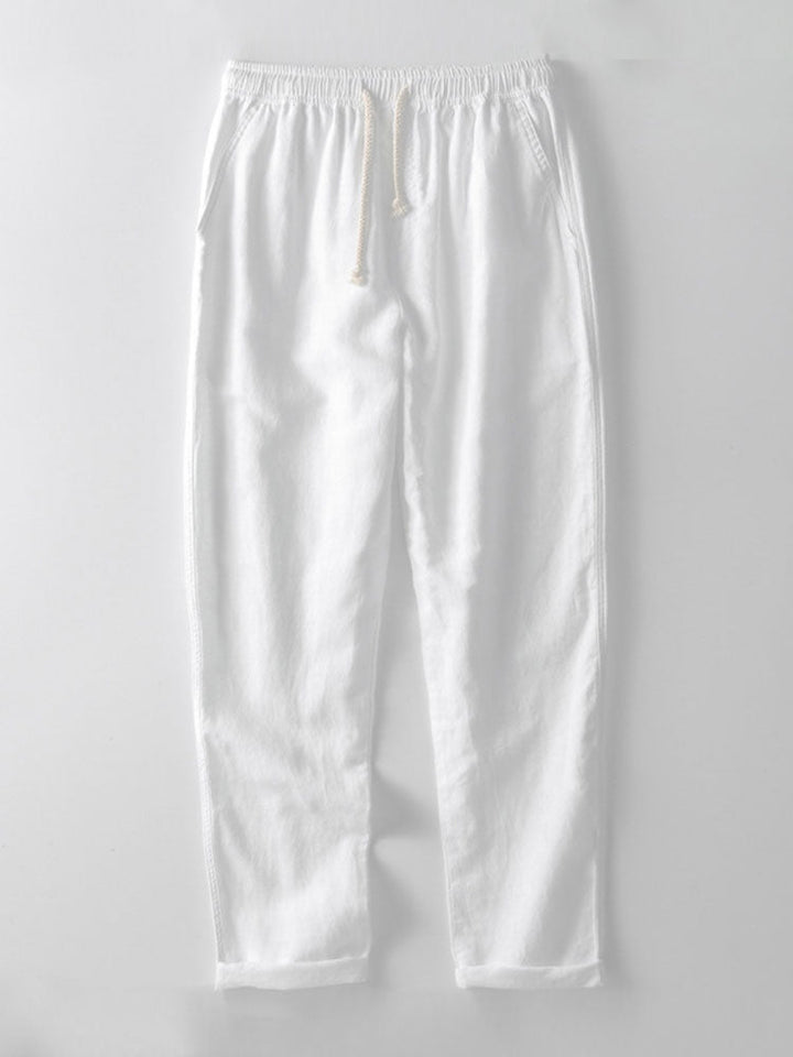 Harbour | Men's Relaxed Linen Pants with Drawstring Waist