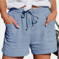 Alouette | Women's Shorts – Wide-Leg Drawstring Loose Fit Design