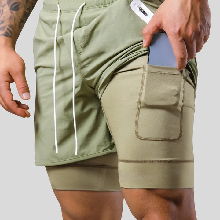 Apex | 2-in-1 Performance Liner Mens Short