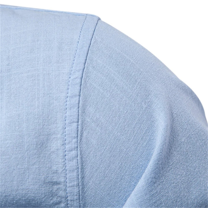 Bandit | Mandarin Collar Linen Mens Smart Casual Shirt