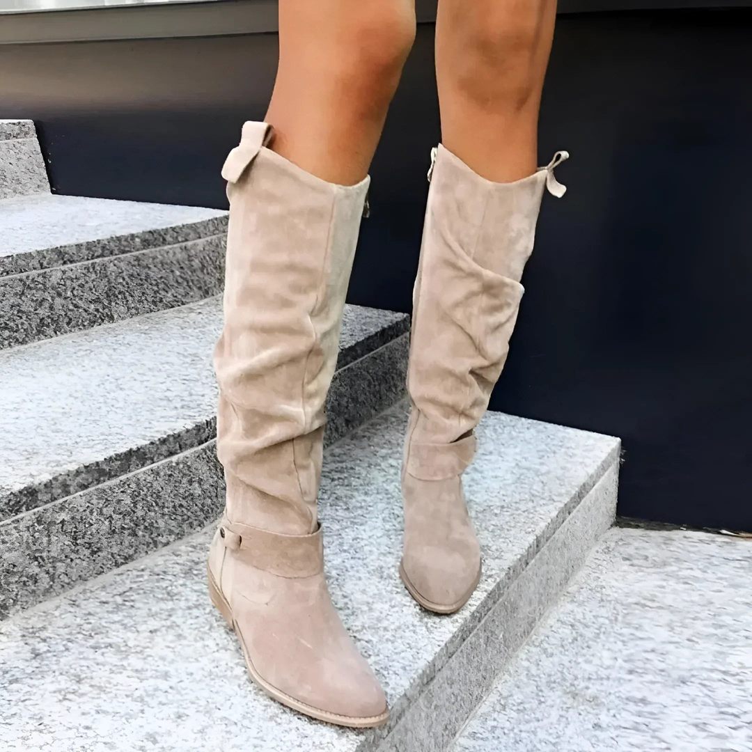 Billie | Women's Knee High Boots Smooth Slouch