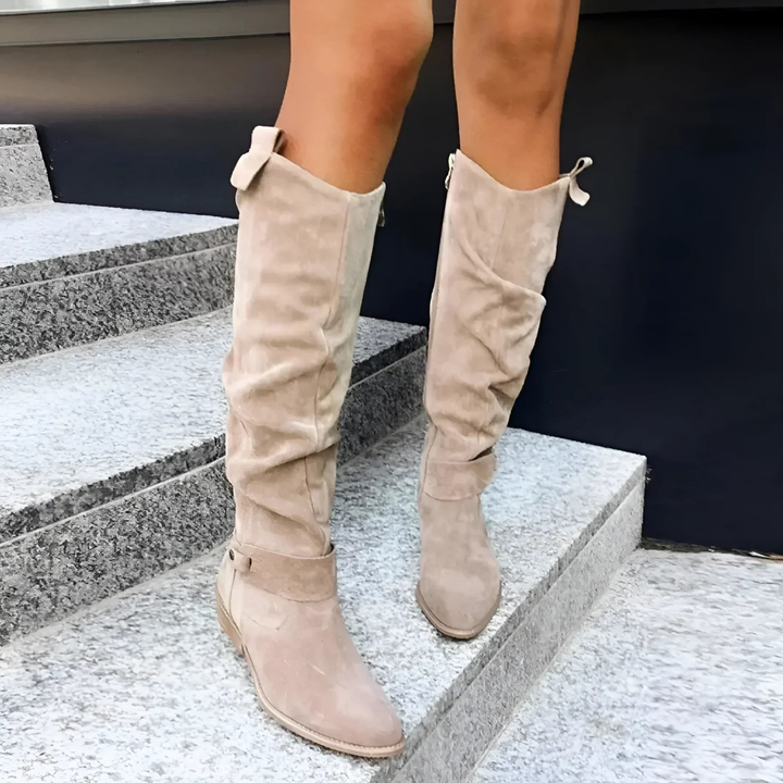Billie | Women's Knee High Boots Smooth Slouch