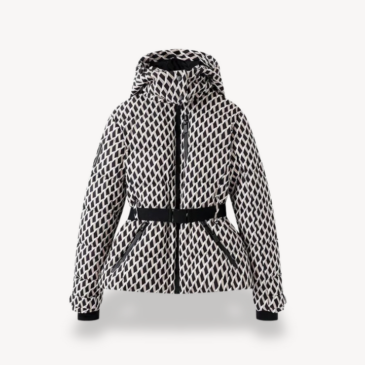 Stellar | Women's Metallic Belted Puffer Jacket