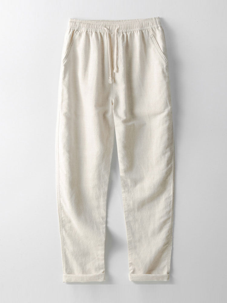 Harbour | Men's Relaxed Linen Pants with Drawstring Waist