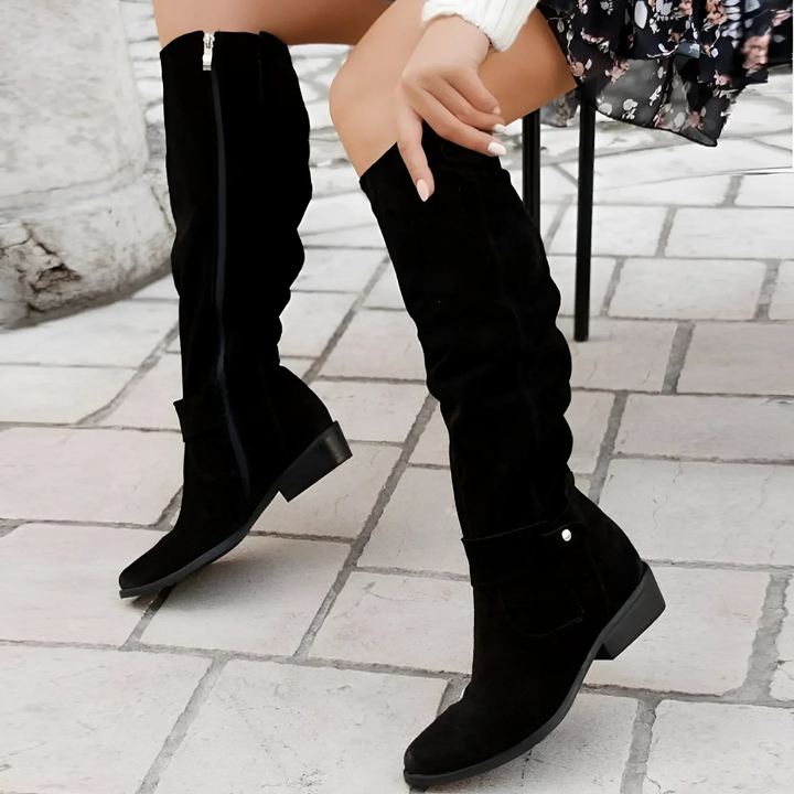 Billie | Women's Knee High Boots Smooth Slouch