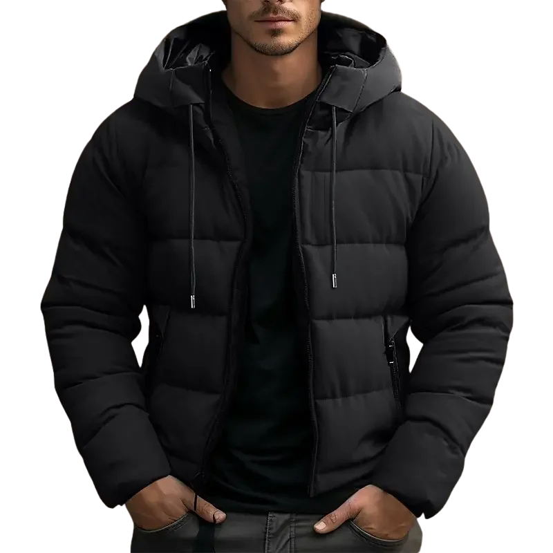 Maxon | Men's Hooded Quilted Puffer Jacket