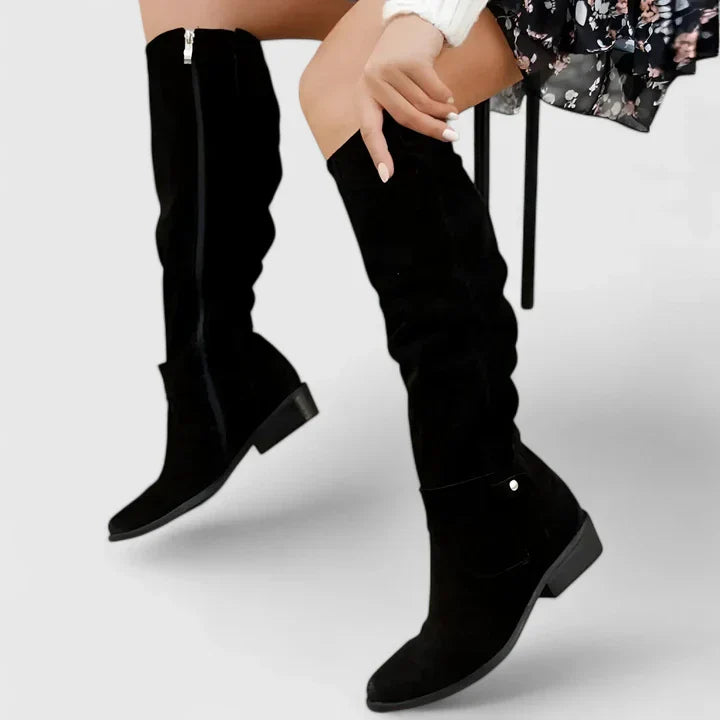 Sable | Women's Knee High Boots Western Slouch