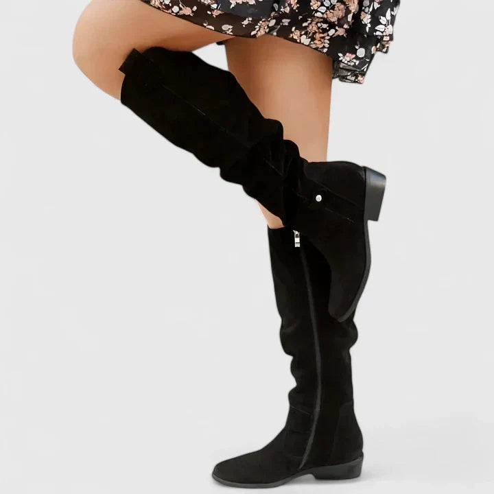 Sable | Women's Knee High Boots Western Slouch