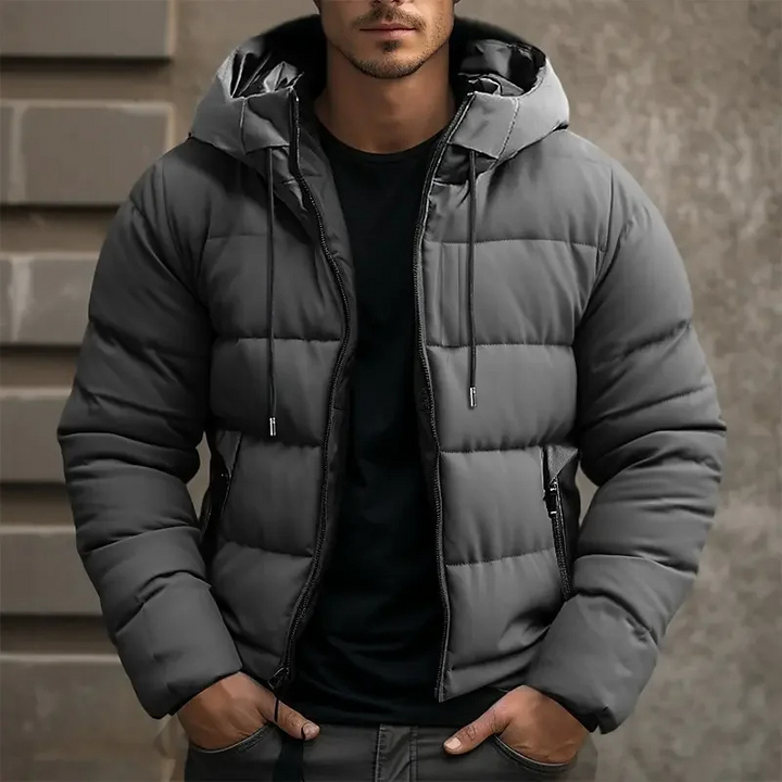 Maxon | Men's Hooded Quilted Puffer Jacket