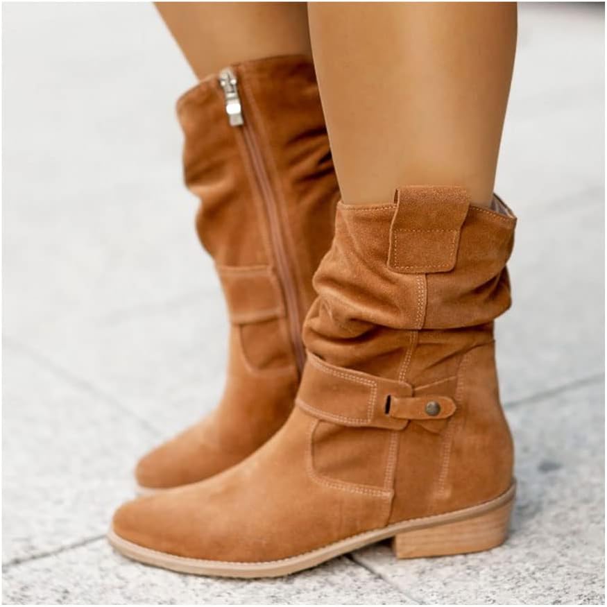 Billie | Women's Knee High Boots Smooth Slouch