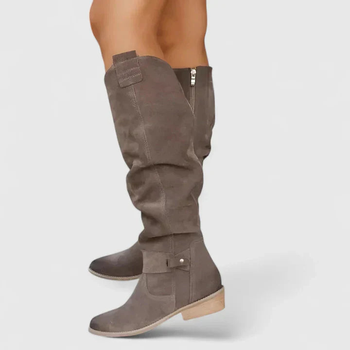 Sable | Women's Knee High Boots Western Slouch