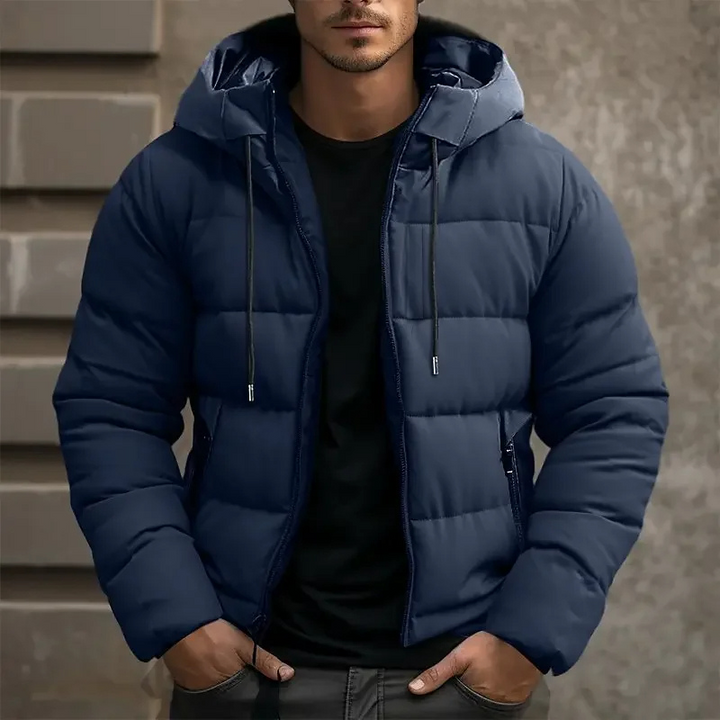 Maxon | Men's Hooded Quilted Puffer Jacket