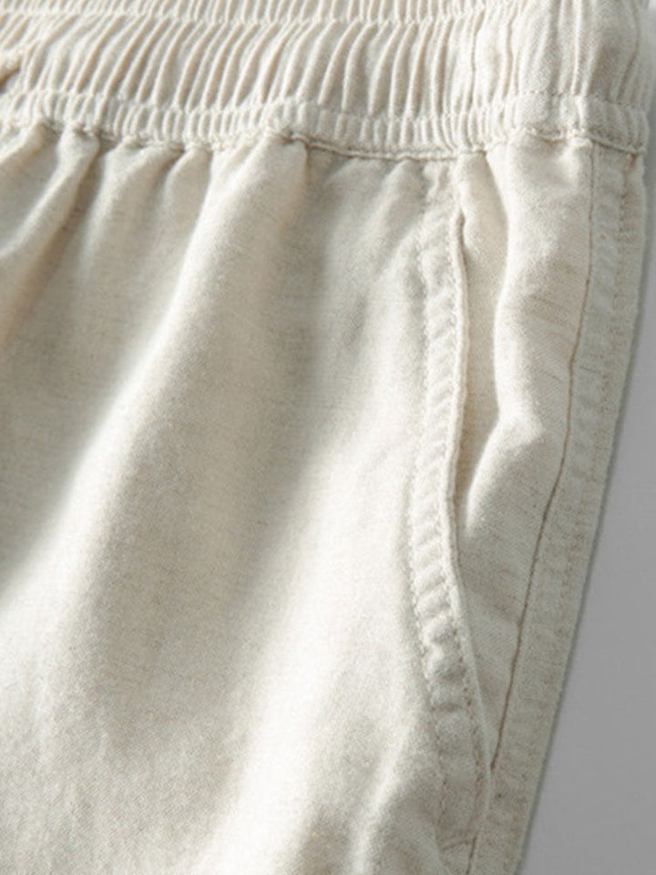 Harbour | Men's Relaxed Linen Pants with Drawstring Waist