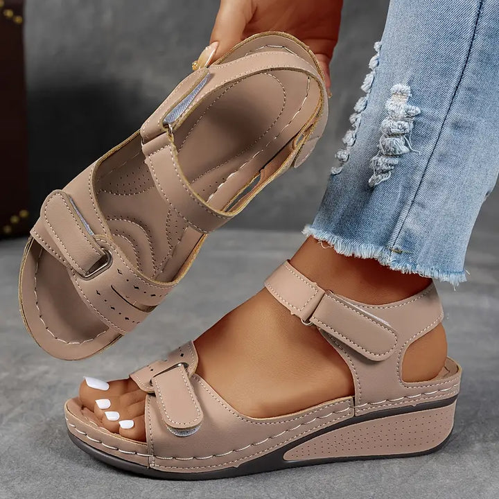 Comfort | Double-Strap Velcro Orthopedic Wedges