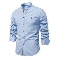Bandit | Mandarin Collar Linen Mens Smart Casual Shirt