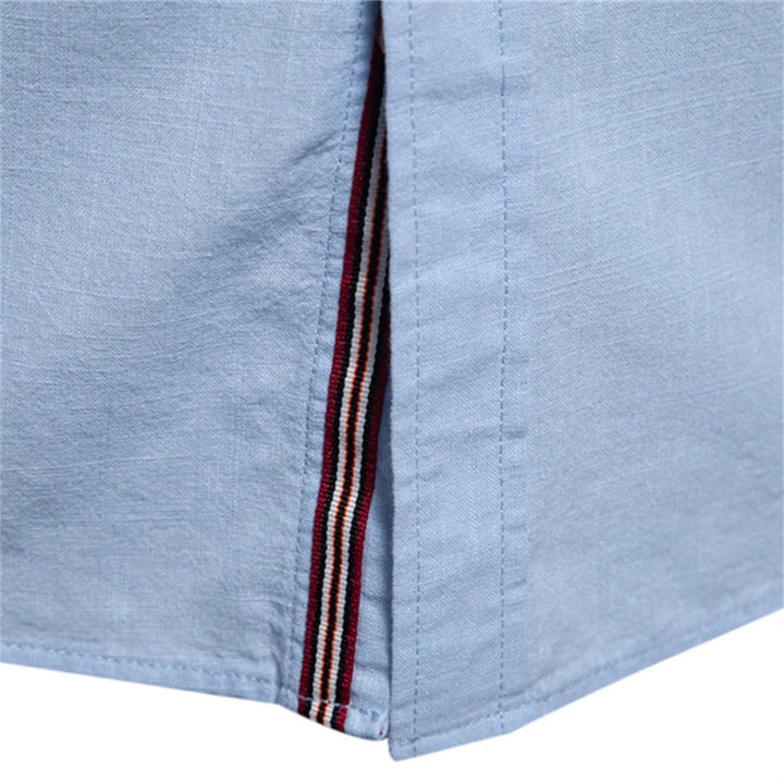 Bandit | Mandarin Collar Linen Mens Smart Casual Shirt