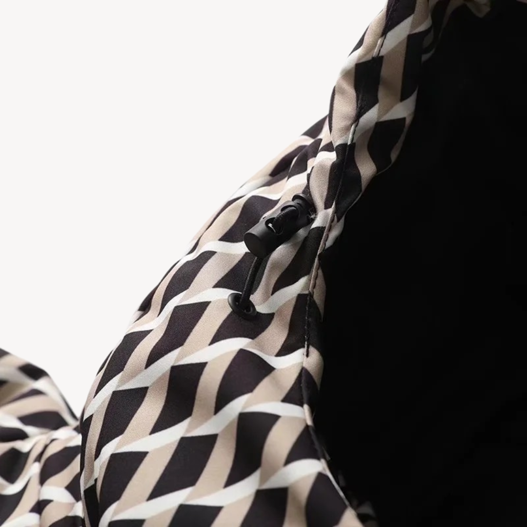 Stellar | Women's Metallic Belted Puffer Jacket