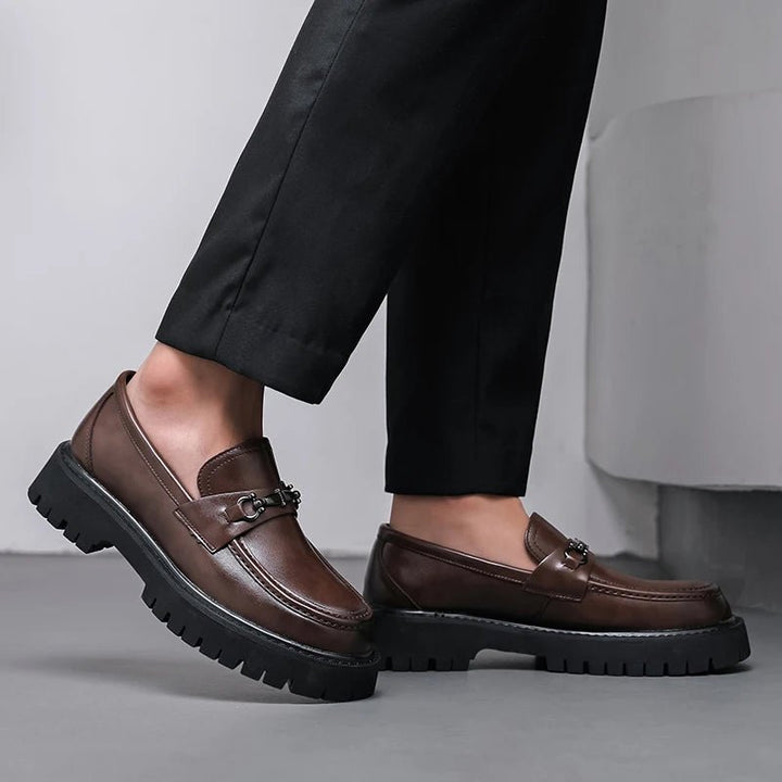 Baxter | Men's Horsebit Chunky Platform Loafers