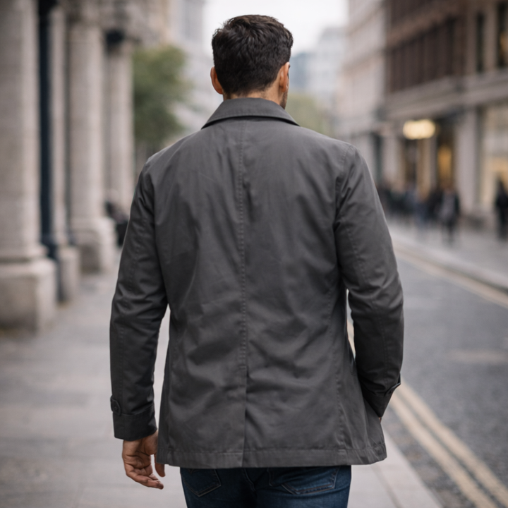 Brixton | Men's Formal Slim-Fit Long Coat