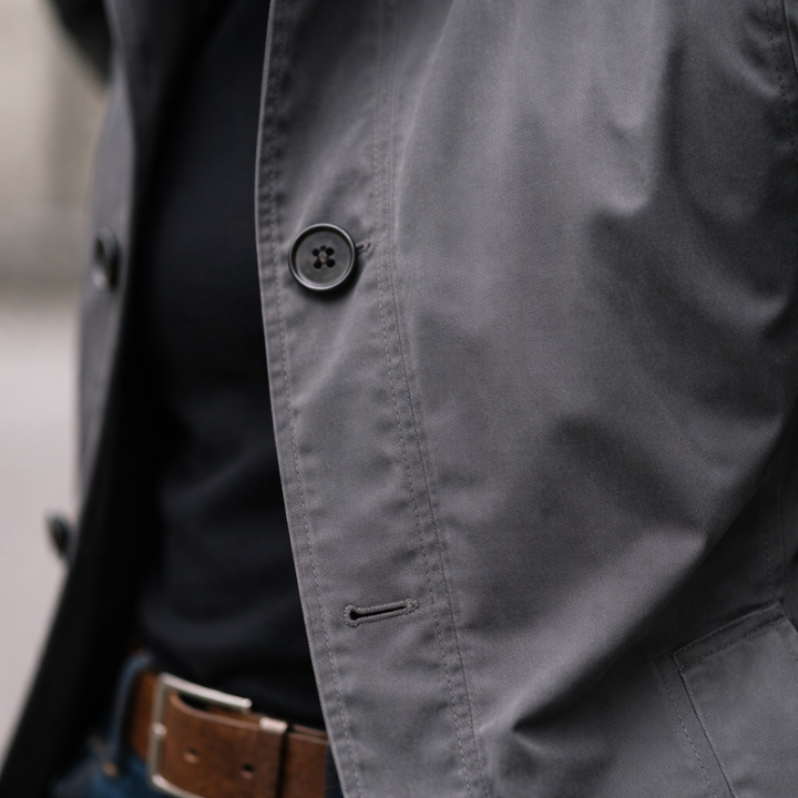 Brixton | Men's Formal Slim-Fit Long Coat