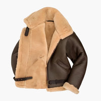 Aldgate | Sherpa-Lined Aviator B3 Men's Leather Jackets