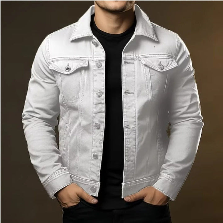 Emrys | Men's Classic Denim Jacket with Button-Front Closure