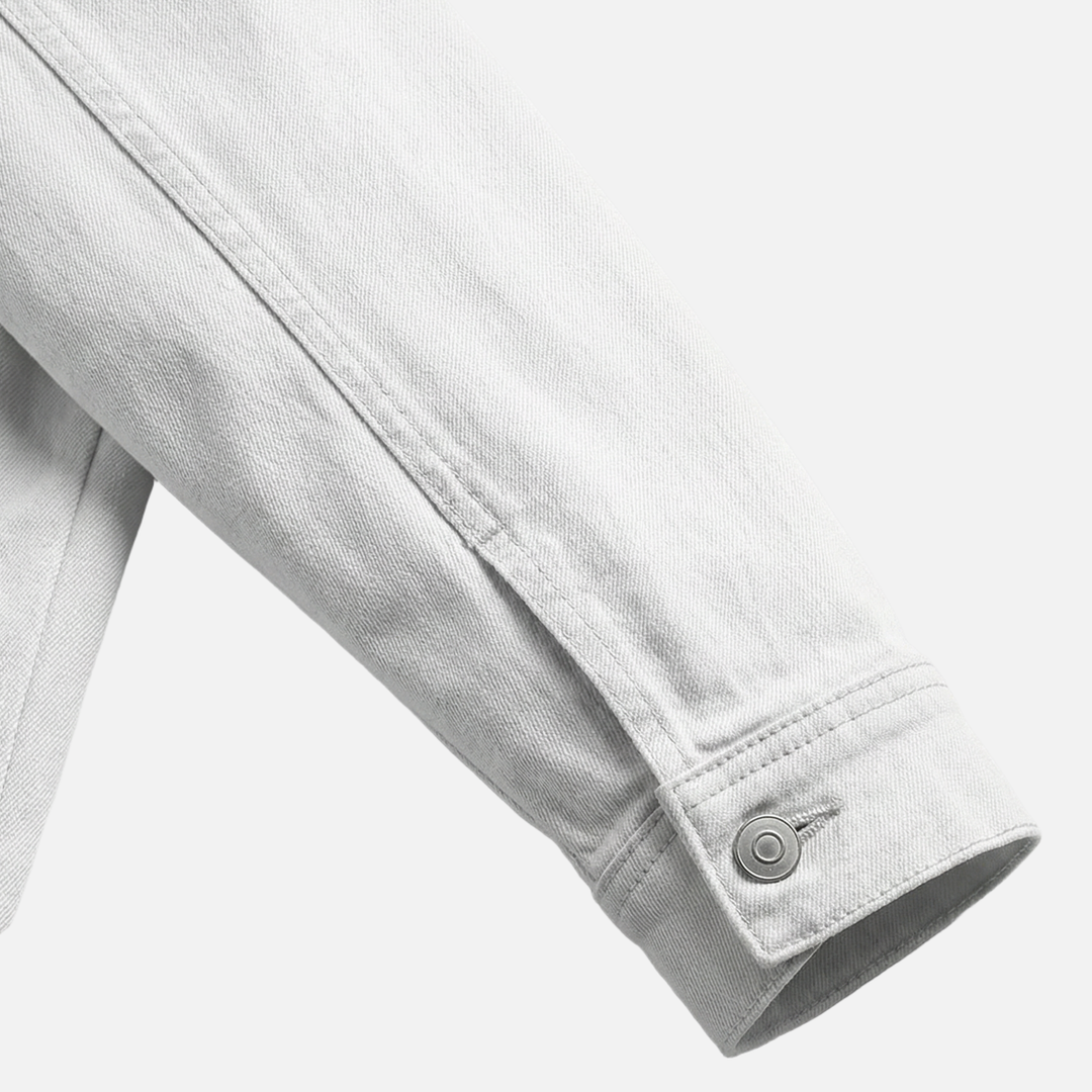 Emrys | Men's Classic Denim Jacket with Button-Front Closure