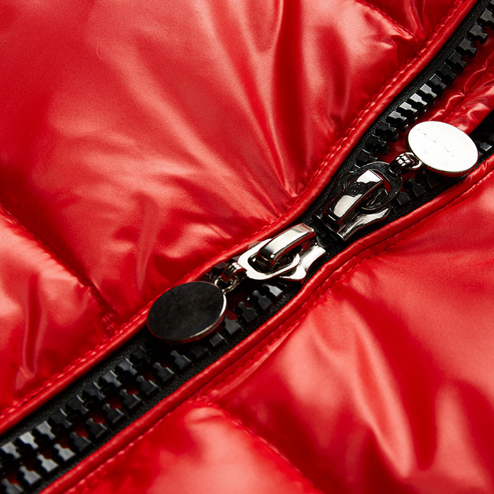 Zenith | Men's Glossy Hooded Puffer Jacket