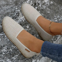 Leyna | Women's Flats – Canvas Slip-On Espadrilles