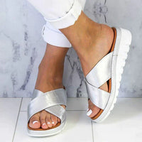 Vaneza | Women's Multi-Strap Platform Sandals – Adjustable Buckle Design