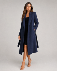 Vivienne | Women's Belted Longline Trenchcoat