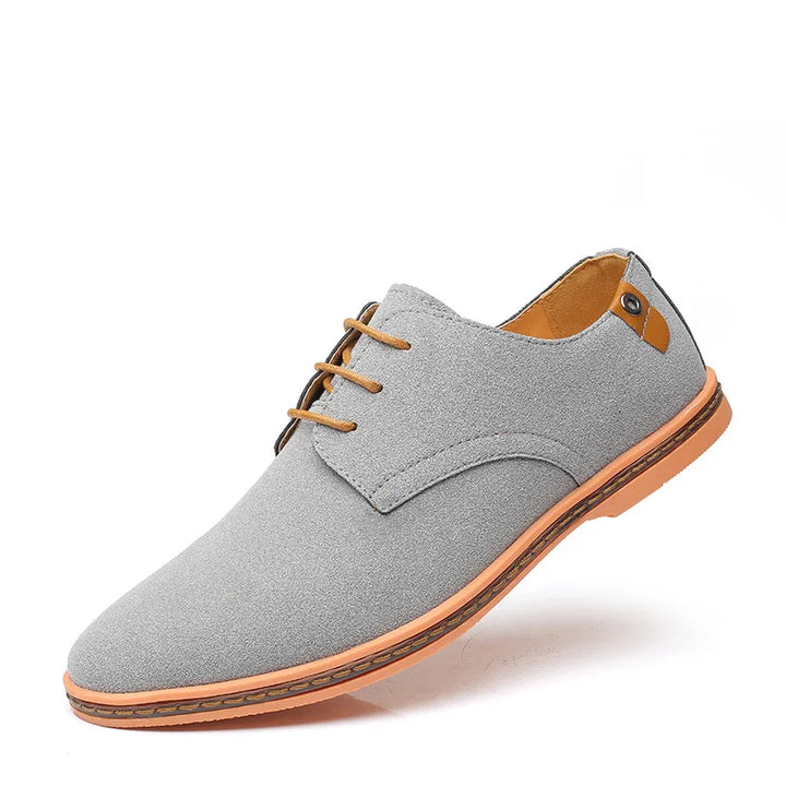 Ranger | Suede Lace-Up Men's Sneakers with Contrast Sole