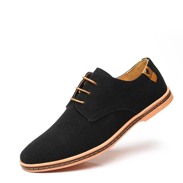 Ranger | Suede Lace-Up Men's Sneakers with Contrast Sole