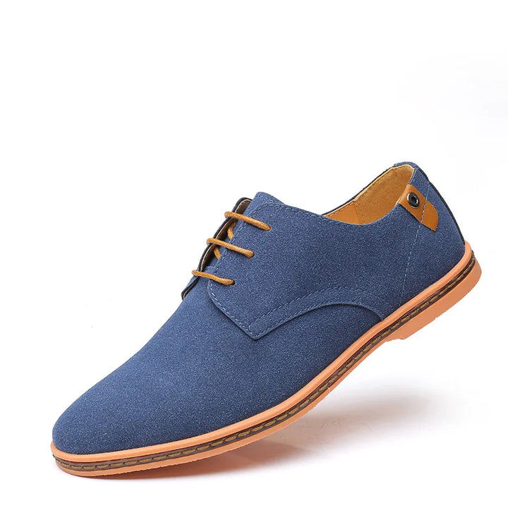 Ranger | Suede Lace-Up Men's Sneakers with Contrast Sole
