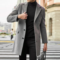 Harlow | Men's Formal Slim-Fit Long Coat
