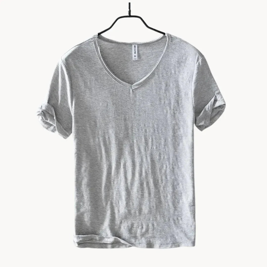 Marco | Classic Fit V-Neck Cotton T Shirt