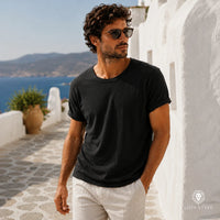 Montana | Relaxed Fit Crew Neck Cotton T Shirt