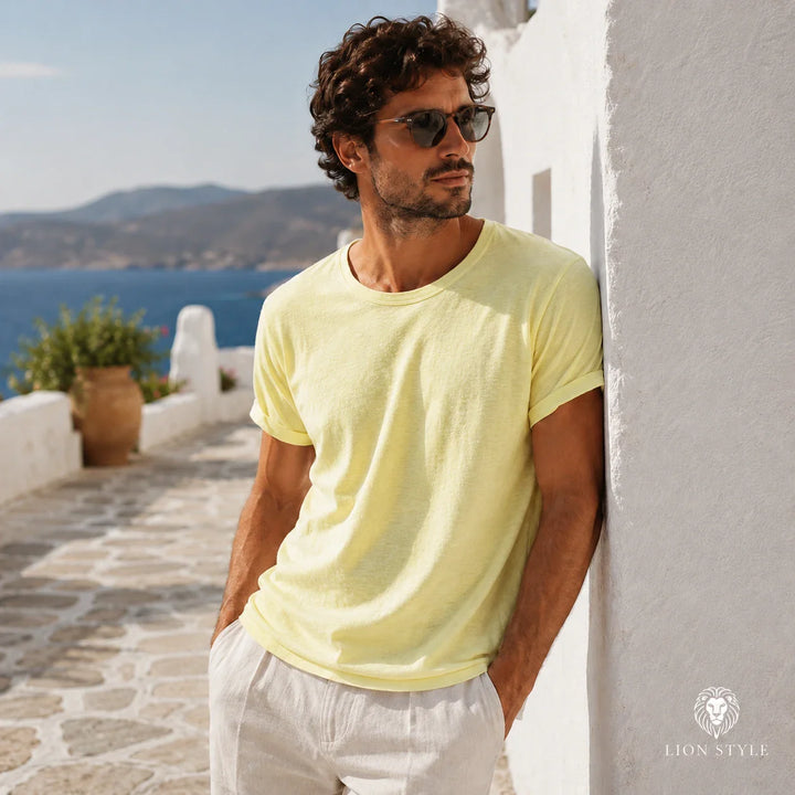Montana | Relaxed Fit Crew Neck Cotton T Shirt