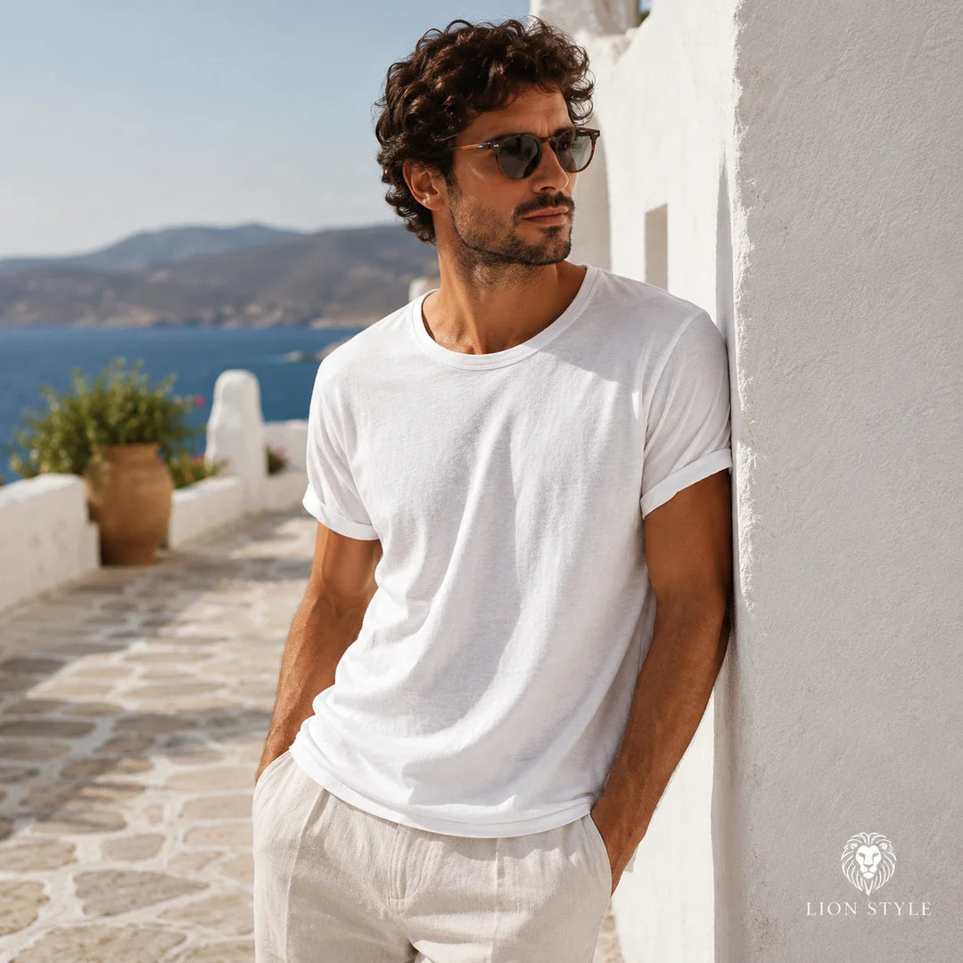 Montana | Relaxed Fit Crew Neck Cotton T Shirt