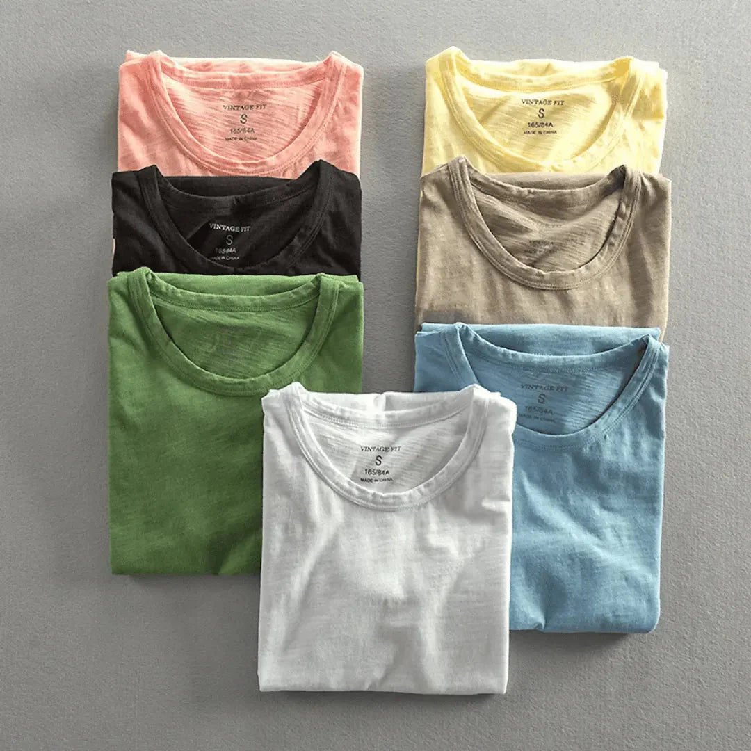 Montana | Relaxed Fit Crew Neck Cotton T Shirt