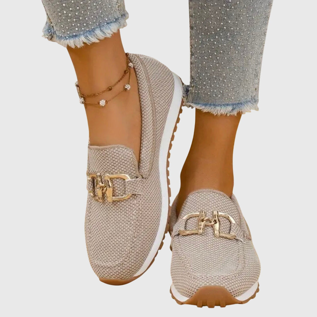 Sienna | Women's Knit Horsebit Flatform Loafers