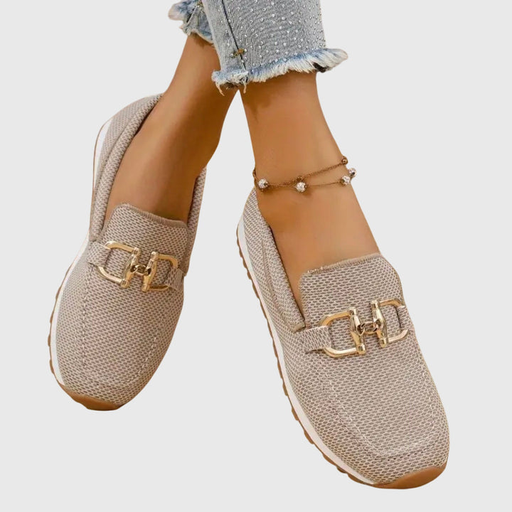 Sienna | Women's Knit Horsebit Flatform Loafers