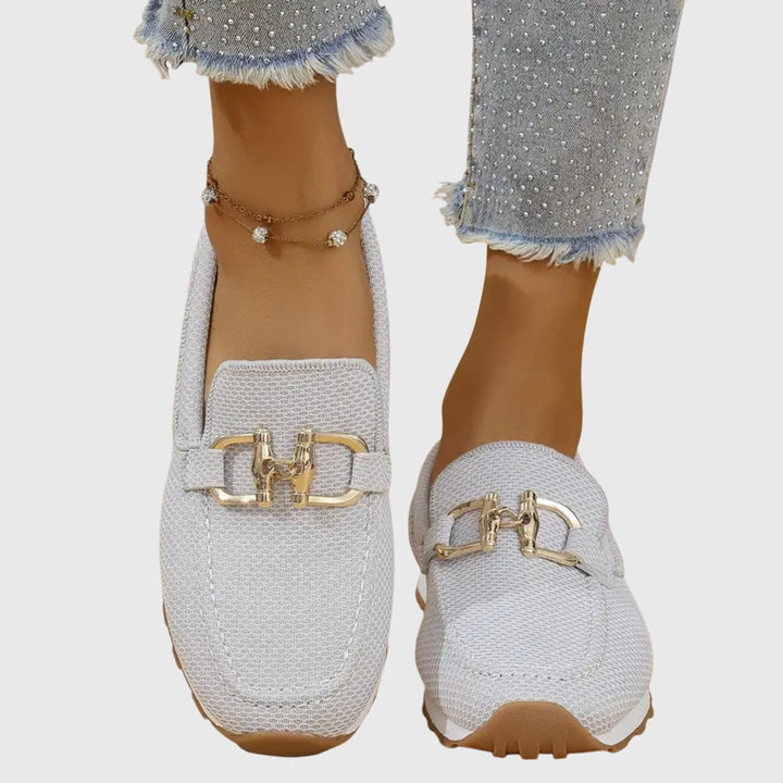 Sienna | Women's Knit Horsebit Flatform Loafers